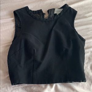 J Crew crop top black